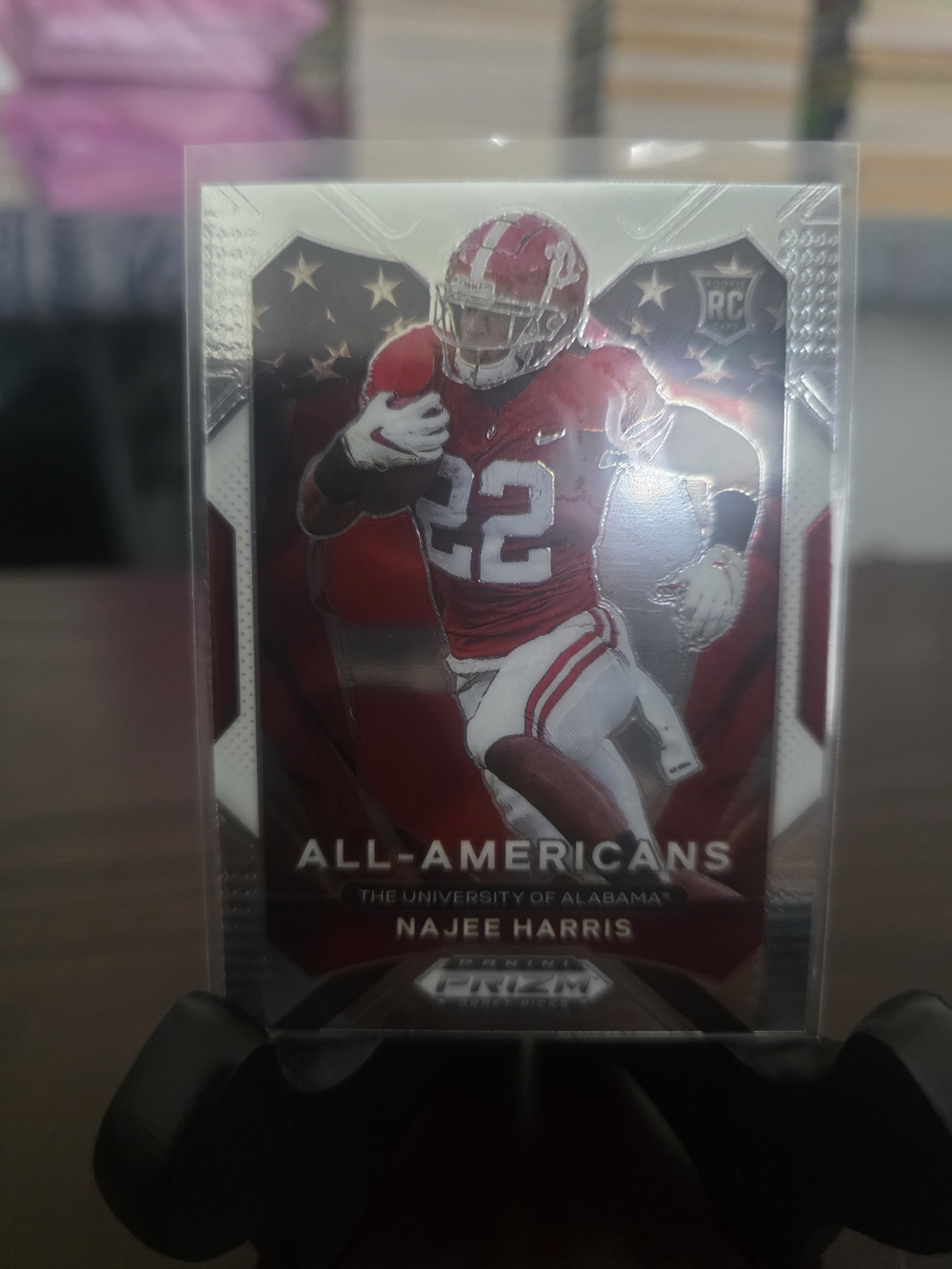 Panini All-Americans Najee Harris Football Trading Card - Red, White, Silver